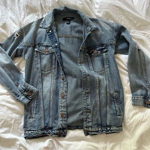 Oversized denim jacket